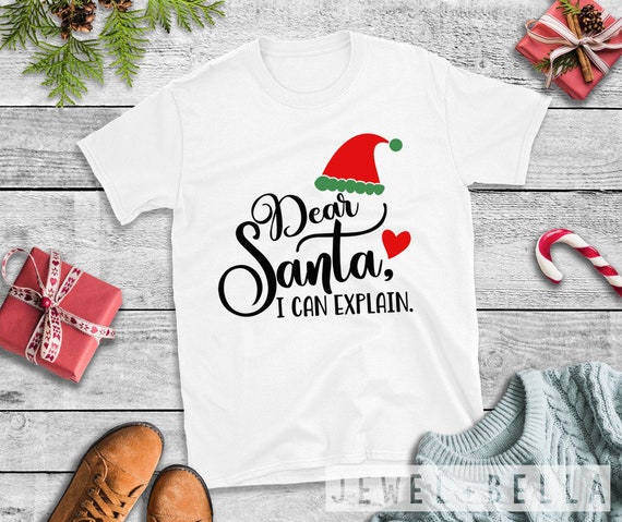 Dear Santa I Can Explain Shirt Christmas Shirt For Kids Christmas Shirts For Boys Funny Christmas Shirts Christmas Shirts For Girls - pig t shirt boygirl roblox