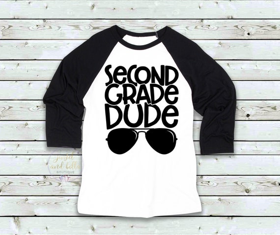 Second Grade Dude Raglan