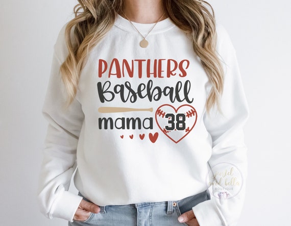 Personalized Baseball Mom Crewneck