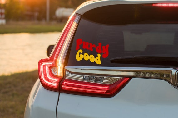 Purdy Good Car Decal