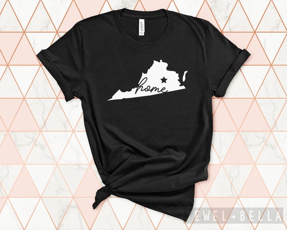 Virginia Home Shirt, State Home Shirt, Virginia Pride Shirt, Women's State Shirt, Home State Pride Shirt, Virigina Girl Tee, Custom VA Tee