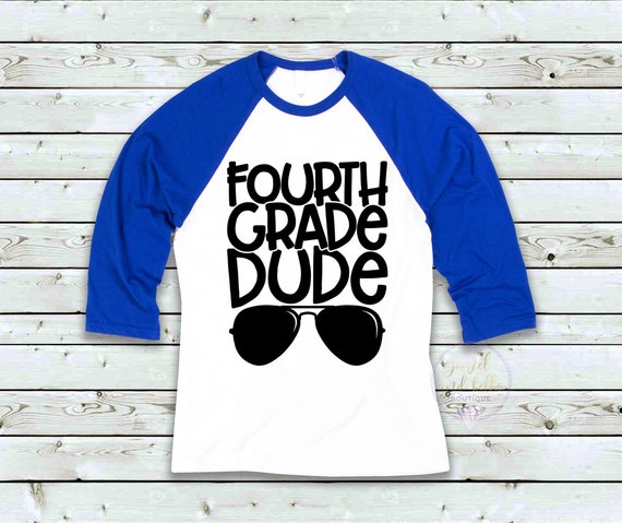 Fourth Grade Dude Raglan