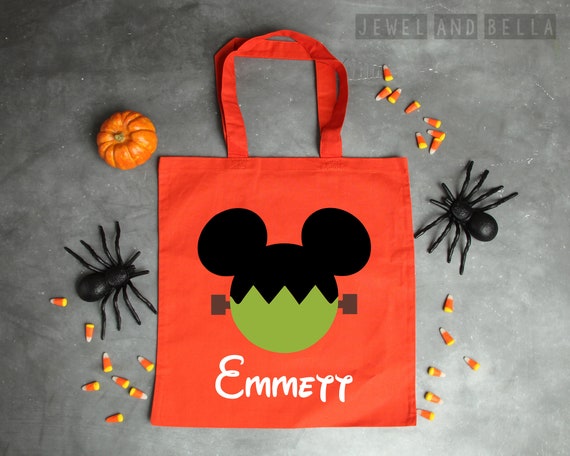 Frankenstein Mickey Mouse Trick or Treat Tote