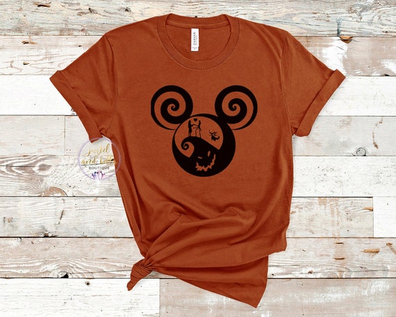 Nightmare Before Christmas Mickey Head Shirt