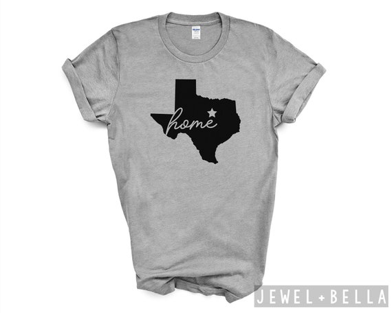 Texas Home Shirt, State Home Shirt, Texas Pride Shirt, Men's State Shirt, Home State Pride Shirt, Personalized Texas Shirt, GIfts for Him