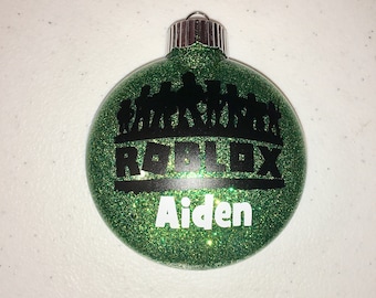 Personalized Roblox Christmas Ornament, Custom Roblox Christmas Ornament, Personalized Christmas Ornaments for Boys, Gifts for Gamers