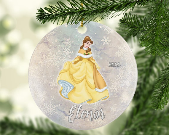 Personalized Belle Christmas Ornament