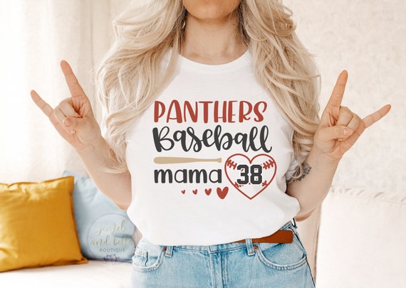 Personalized Baseball Mom Shirt