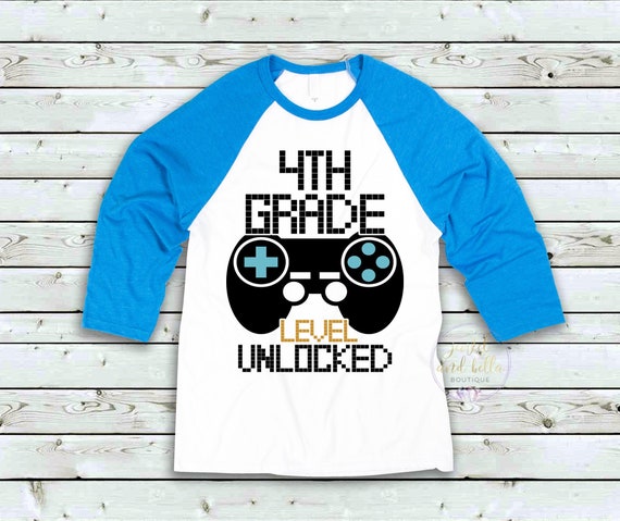 4th Grade Level Unlocked Raglan