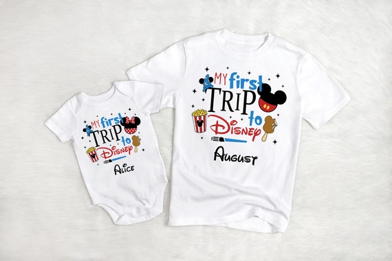 Custom My First Trip to Disney Shirt