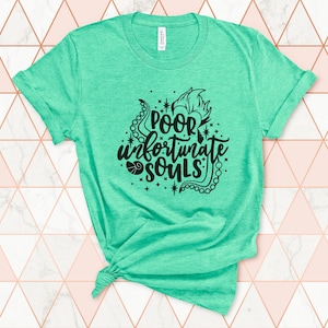 Poor Unfortunate Souls Womens Disney Shirt, Little Mermaid Womens Shirt, Plus Size Little Mermaid Shirt, Ursula Shirts