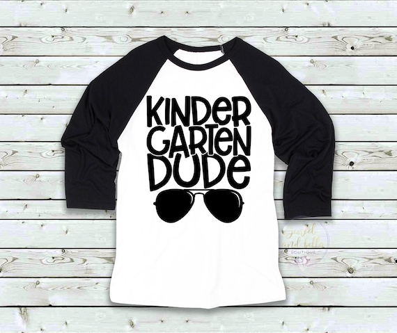 Kindergarten Dude Raglan