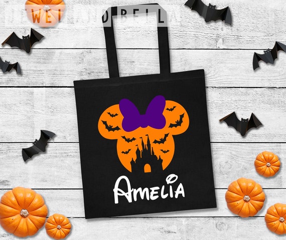 Cinderella's Castle Minnie Mouse Trick or Treat Tote