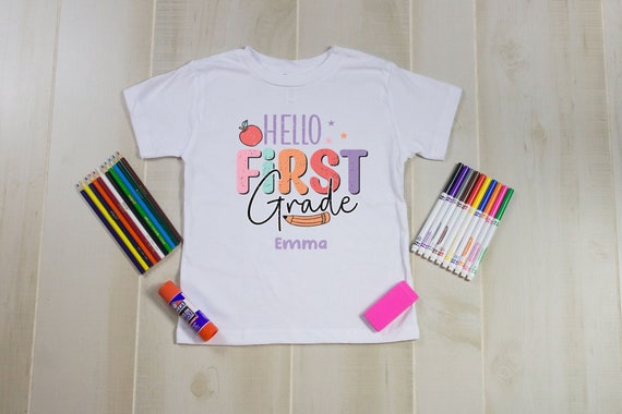 Hello First Grade Shirt