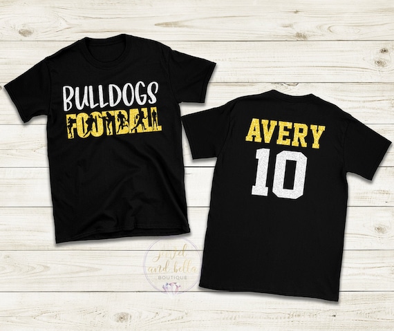 Personalized Glitter Football Shirt, Custom Football Mom Shirt, Football Mascot Shirt