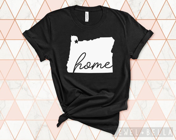 Oregon Home Shirt, State Home Shirt, Oregon Pride Shirt, Women's State Shirt, Personalized State Shirt, Personalized Oregon Shirt