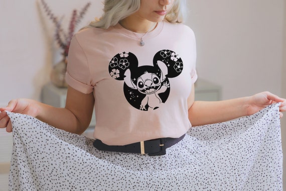 Stitch Mickey Head Shirt