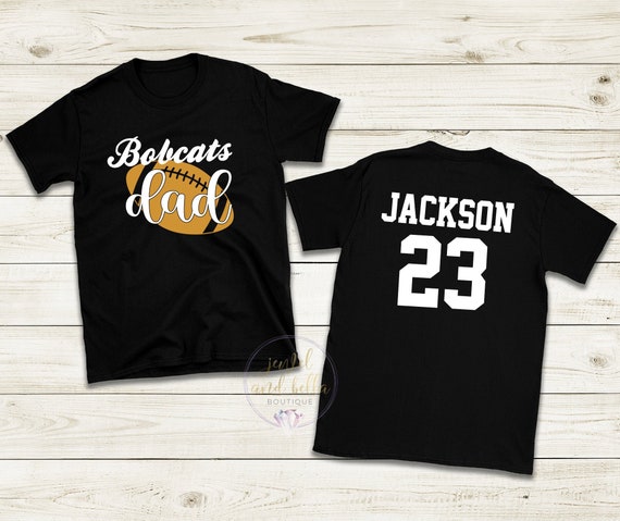 Personalized Football Dad Shirt, Custom Football Dad Shirt, Football Dad Shirts