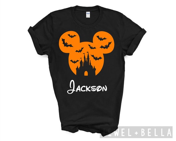 Personalized Mickey Mouse Halloween Shirt for Mickey's Not So Scary Halloween Party