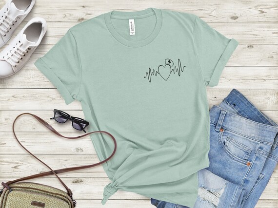 Nurse Heartbeat Pocket Tee