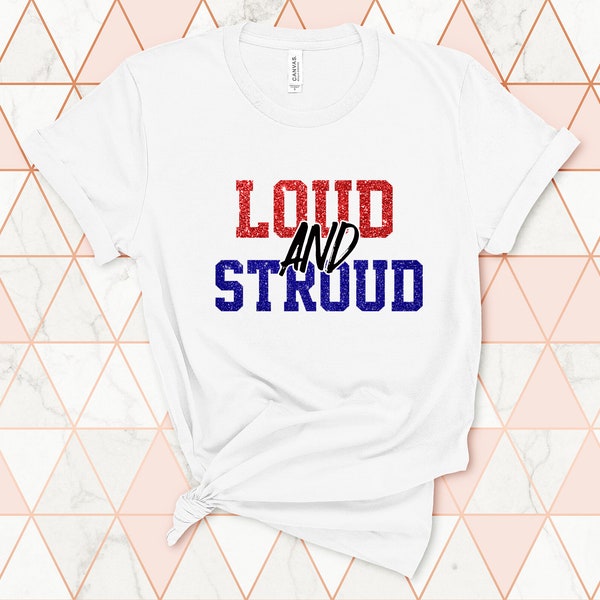 Loud and Stroud Shirt, CJ Stroud Shirts, Glitter Football Shirts, Houston Texans Shirt, Plus Size Texans Shirt, Bulls on Parade