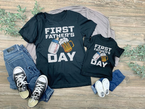 Matching First Father's Day Shirt