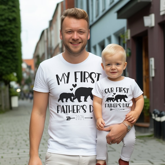 Matching Our First Father's Day Shirts