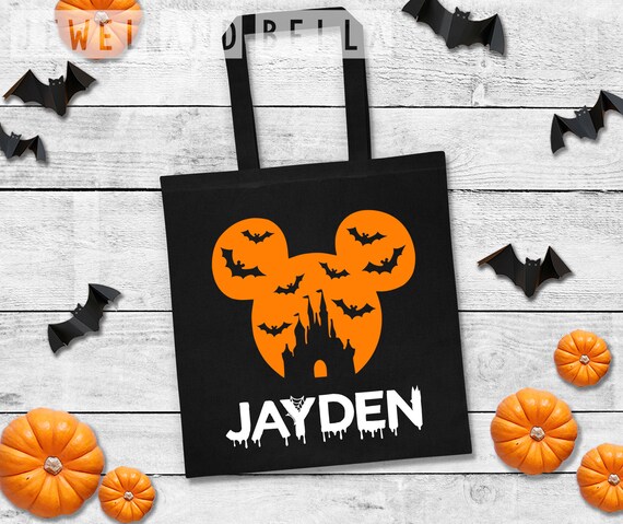 Cinderella's Castle Mickey Mouse Trick or Treat Tote