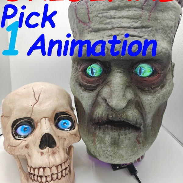 Digital Eyes Kit, Custom Digital eyes for Halloween, Cosplay, Prop, Puppeteering