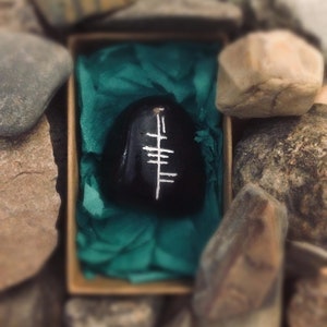 Ogham personalised Irish stones