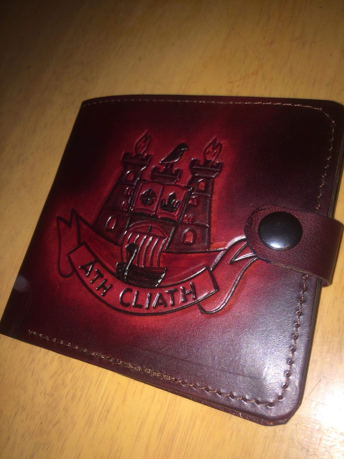 Handmade Dublin Leather Wallet Etsy UK