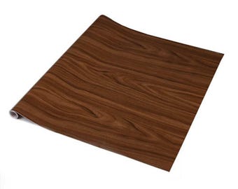 d-c-fix Walnut Medium 90cm width Self-adhesive Vinyl Wrap for Doors and Worktops