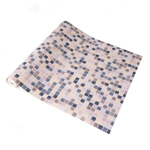 67.5cm x 4m CARRARA MOSAIC NATURAL 3D splashback tile wallpaper
