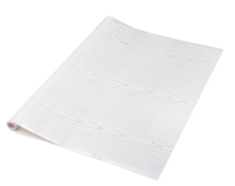 d-fix Pearlwood White 45 cm Breite Selbstklebende Vinylfolie für Türen und Arbeitsplatten