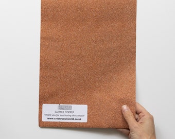 d-c-fix Glitter Copper Self-adhesive Vinyl Wrap A4 Sample