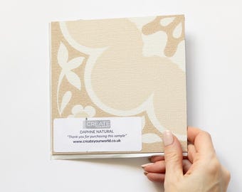 Floor Pops Daphne Natural Quarter Floor Tile Sample