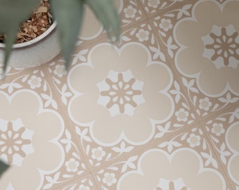 Floor Pops Daphne Natural 30.48cm x 30.48cm Self-adhesive Vinyl Floor Tiles
