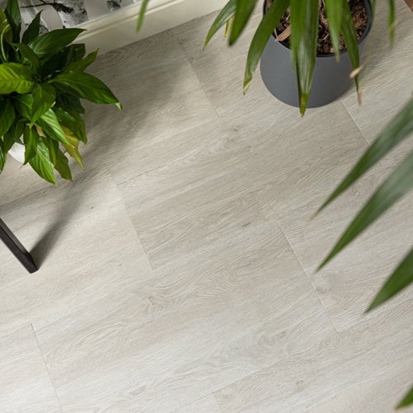 30.5cm x 61cm (2mm thickness) NORDIC OAK peel and stick vinyl floor tiles