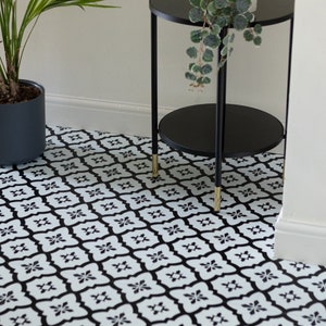 30.48cm X 30.48cm COMET peel and stick vinyl floor tiles