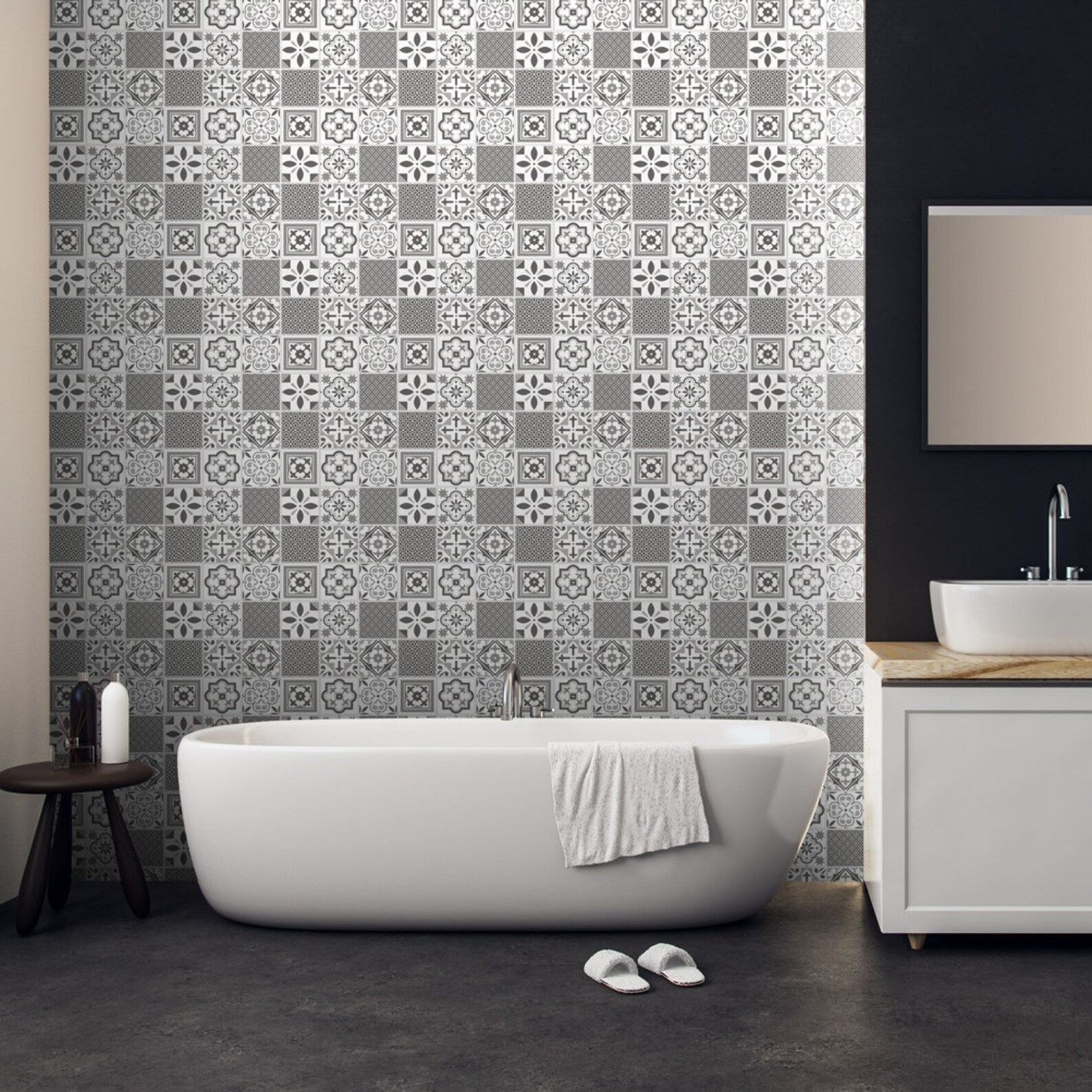 Self Adhesive Wall Tiles 30.5cm X 30.5cm 1.4mm Thick - Etsy UK