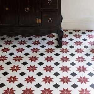 30.48cm X 30.48cm ORION peel and stick vinyl floor tiles