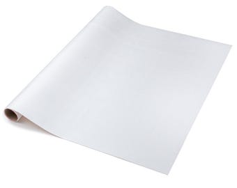 d-c-fix Quadro White Premium 67.5cm x 1.5m Self-adhesive Vinyl Wrap for Doors and Worktops