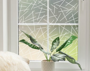 d-c-fix Mikado 45cm x 1.5m Static Cling Vinyl Window Film for Privacy and Décor