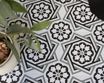 Floor Pops Dakota 30.48cm x 30.48cm Self-adhesive Vinyl Floor Tiles