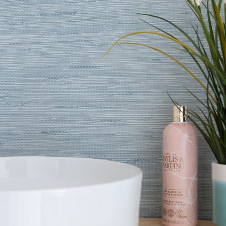 Nu Wallpaper SEAGRASS MIST Peel & Stick Wallpaper Etsy
