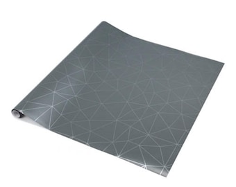 d-c-fix Tico Silver Pellicola vinilica autoadesiva per porte e mobili, 67,5 cm x 2 m