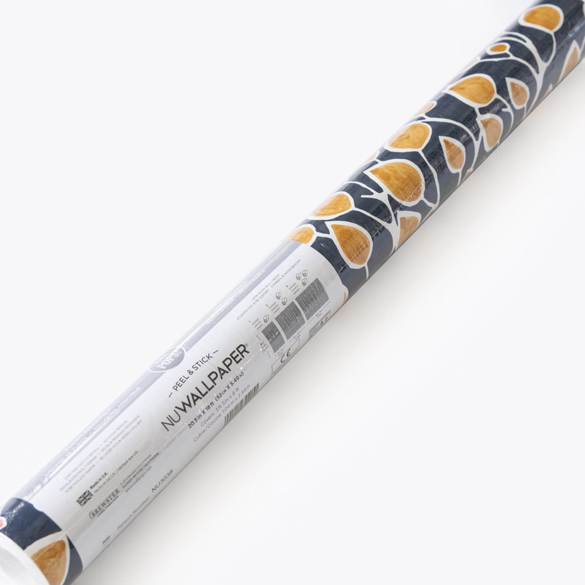 Nu Wallpaper GROOVY GARDEN NAVY Peel & Stick Wallpaper Etsy UK