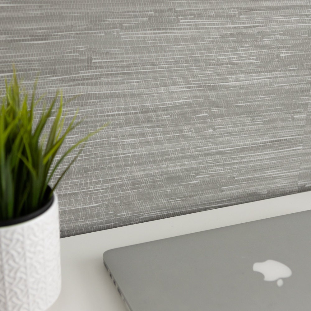 Nu Wallpaper TIBETAN GRASSCLOTH Peel & Stick Wallpaper Etsy