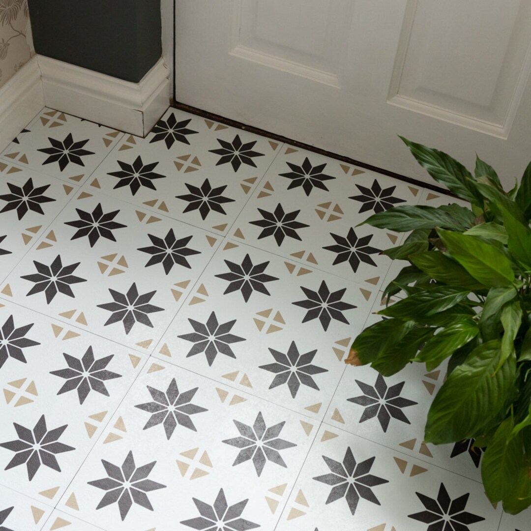 30.48cm X 30.48cm VIVID STARS Peel and Stick Vinyl Floor Tiles - Etsy