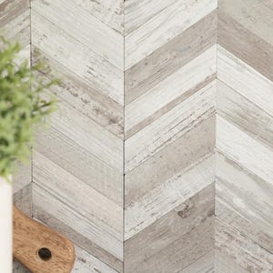 dc fix HERRINGBONE Self-adhesive Premium Composite Wall Tiles 25.3CM X 29.6CM
